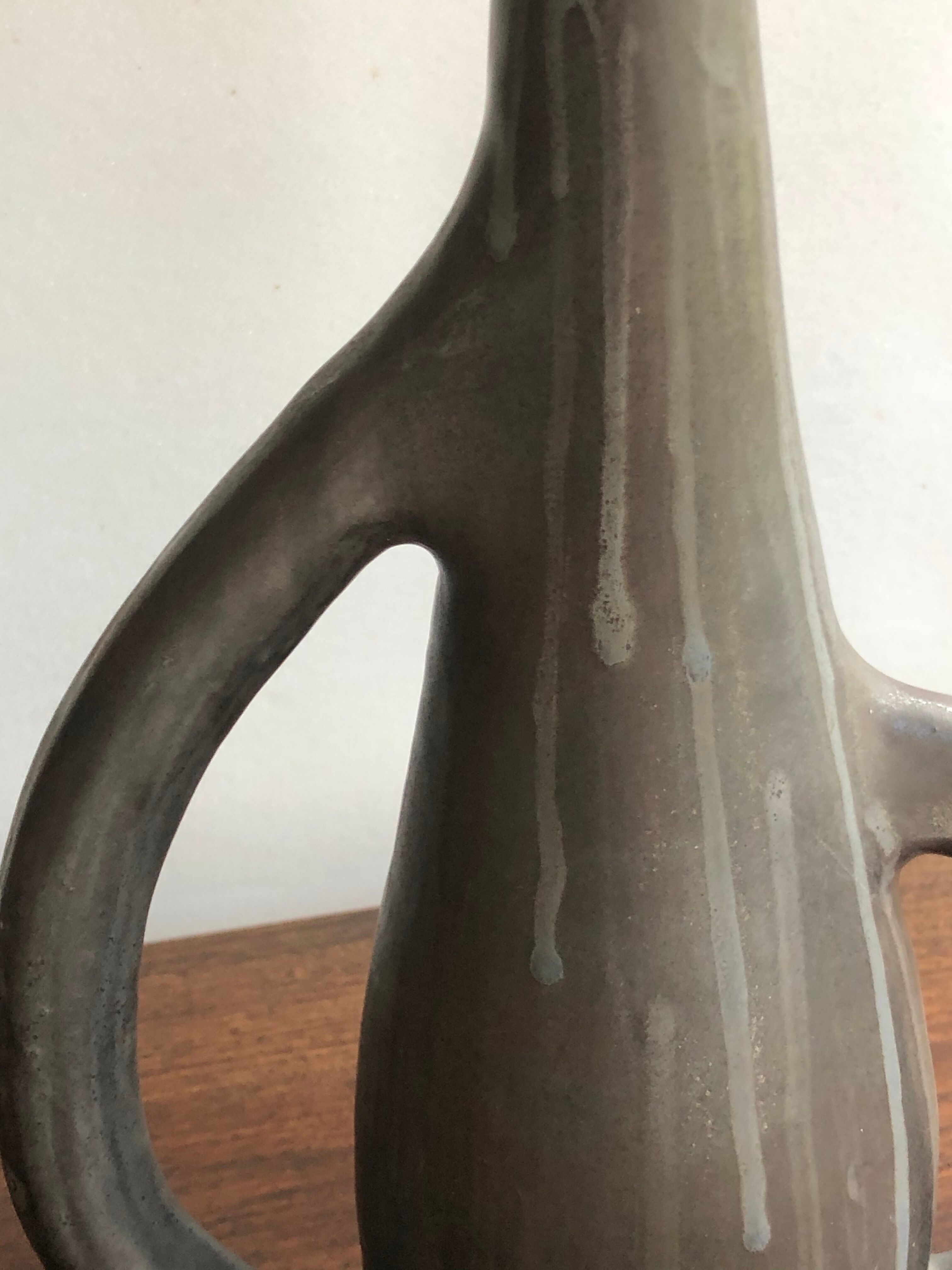 Sandstone vase by Roger Jacques