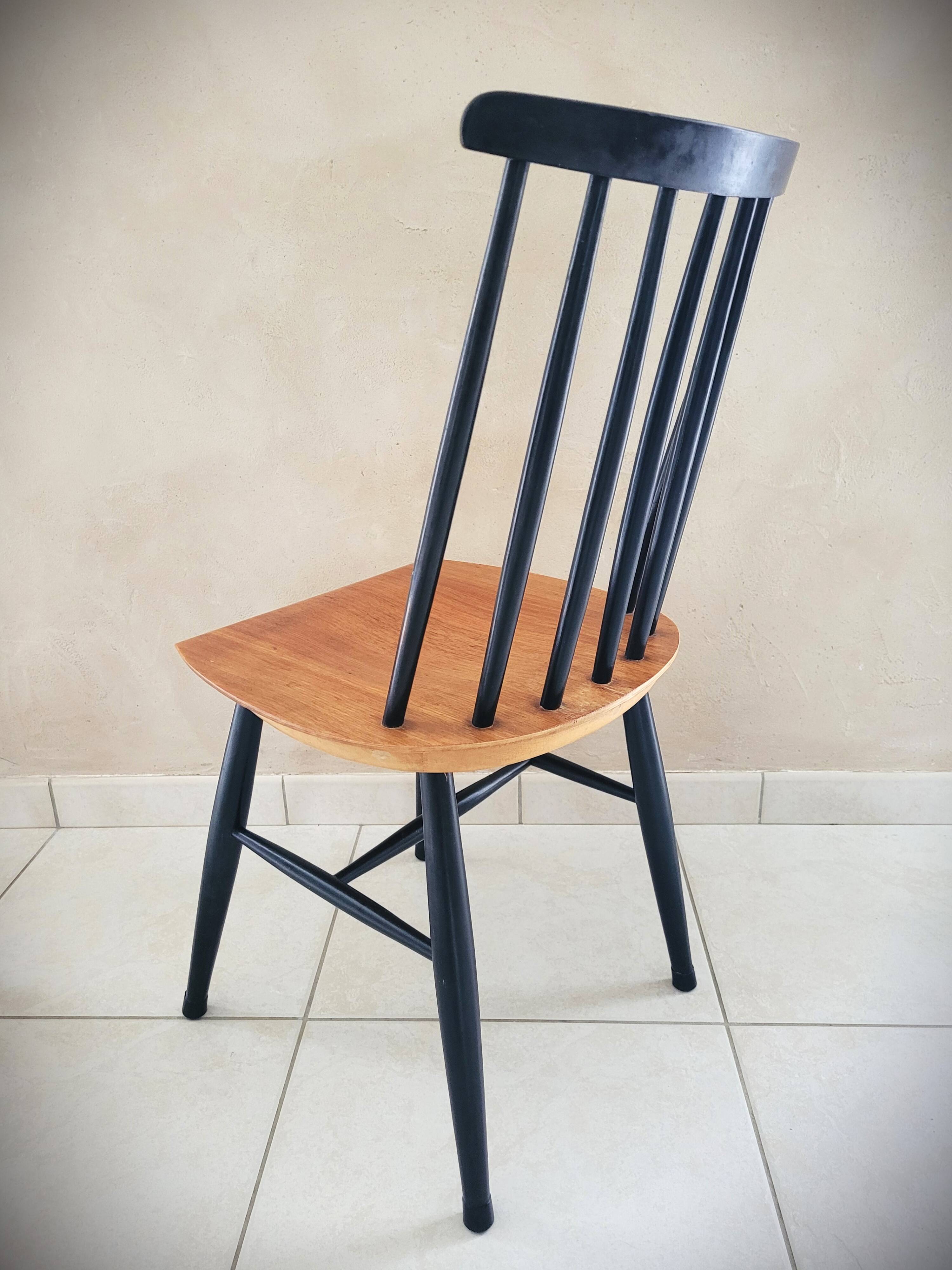Set of 4 Scandinavian style Fanett chairs by Ilmari Tapiovaara