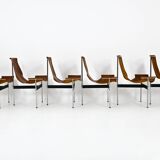 Model 3LC T Chairs by William Katavolos for Laverne International, 1952