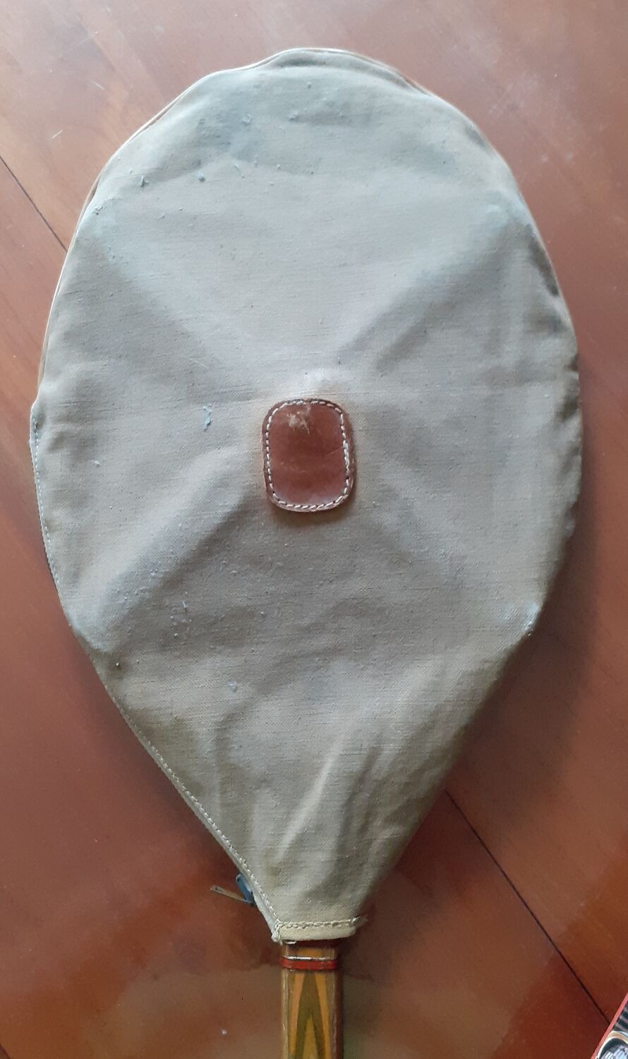 Wooden tennis racket brand j.gauthier fils & cie + 2 presses (wood and aluminum)