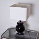Cubic table lamp with ceramics by Bd Lumica, Italy, 1980