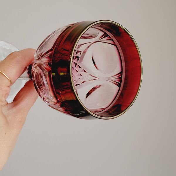 Amaris Nachtmann 6 Grands Verres A Vin Eau En Cristal Coloré Irisé