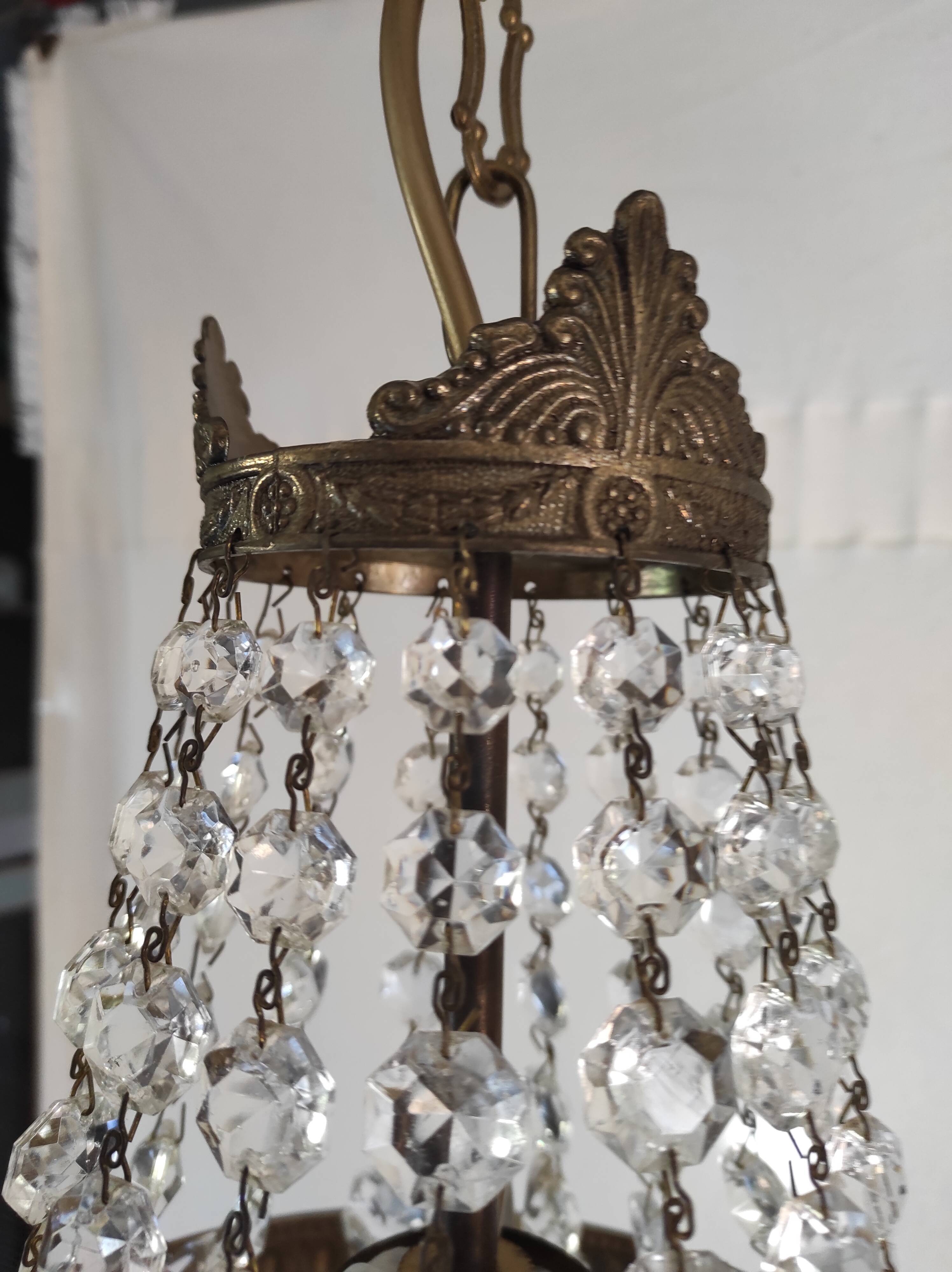 Hot air balloon chandelier and grapevines 2 lights