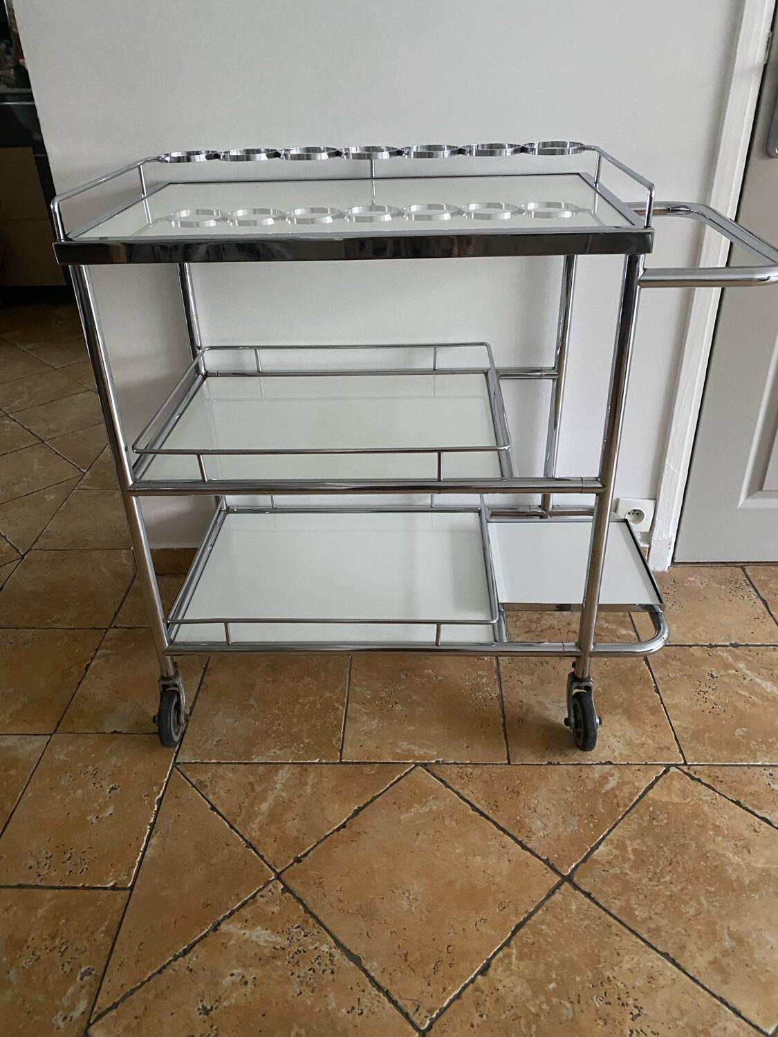 Vintage dessert trolley