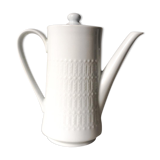 Vintage white porcelain teapot