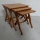 Vintage nest of 3 sidetables mimiset