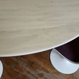 Saarinen table Knoll vintage 137 cm white marble