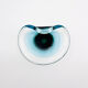 Murano Ashtray Galliano Ferro Sommerso Emerald Green 1960