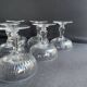 6 Baccarat champagne glasses – Art Nouveau