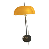 Gensini — lampe de table réglable jaune, italie, années 1970
