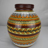 Ancien vase Henriot Quimper déco vintage