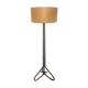 1950s rattan bamboo lampshade vintage design