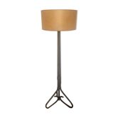 1950s rattan bamboo lampshade vintage design