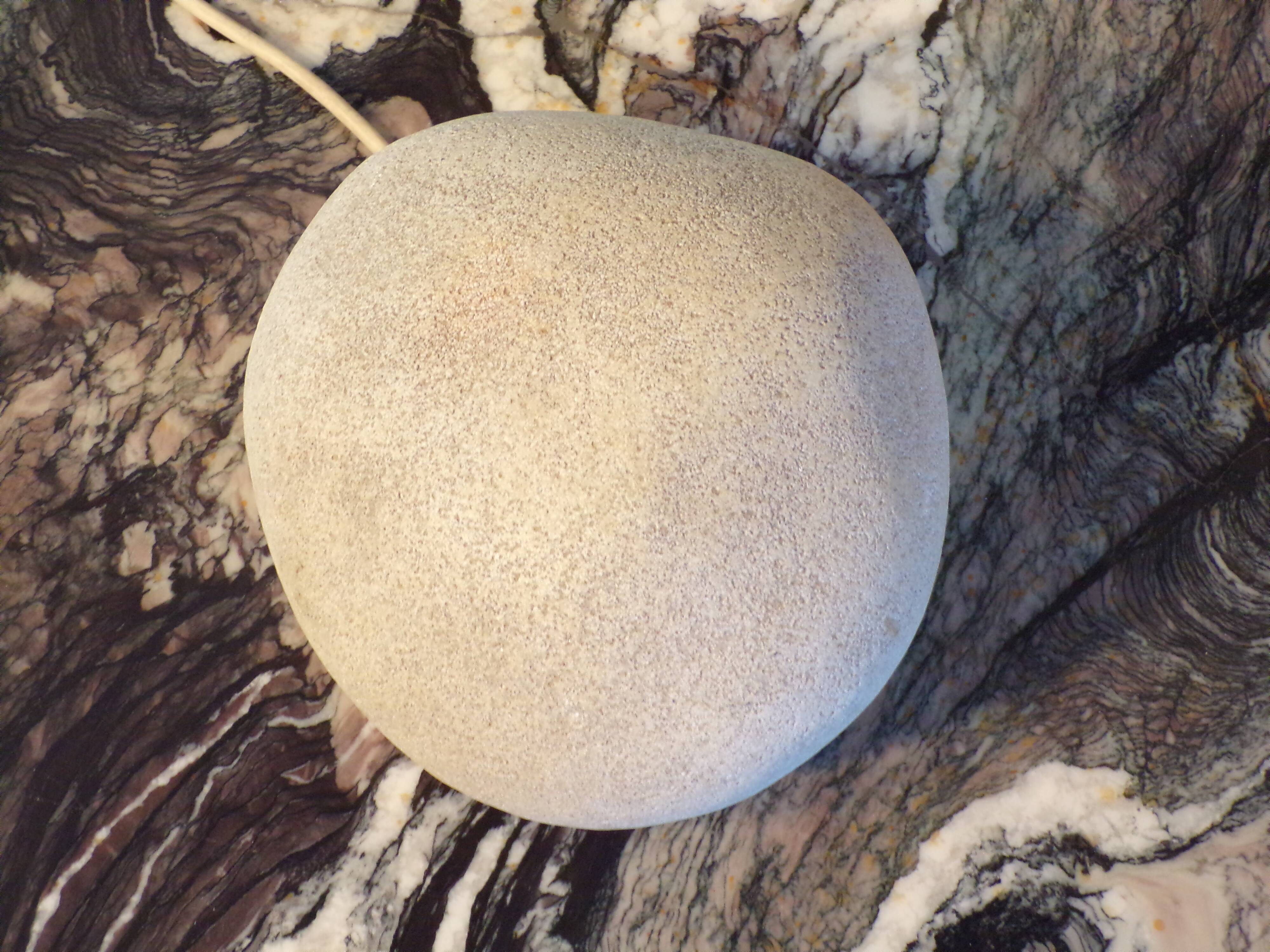 Stone lamp André Cazenave for Disderot