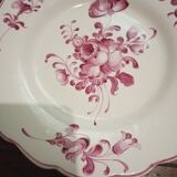 Handmade and painted plate
