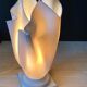 Lampe blanche vintage