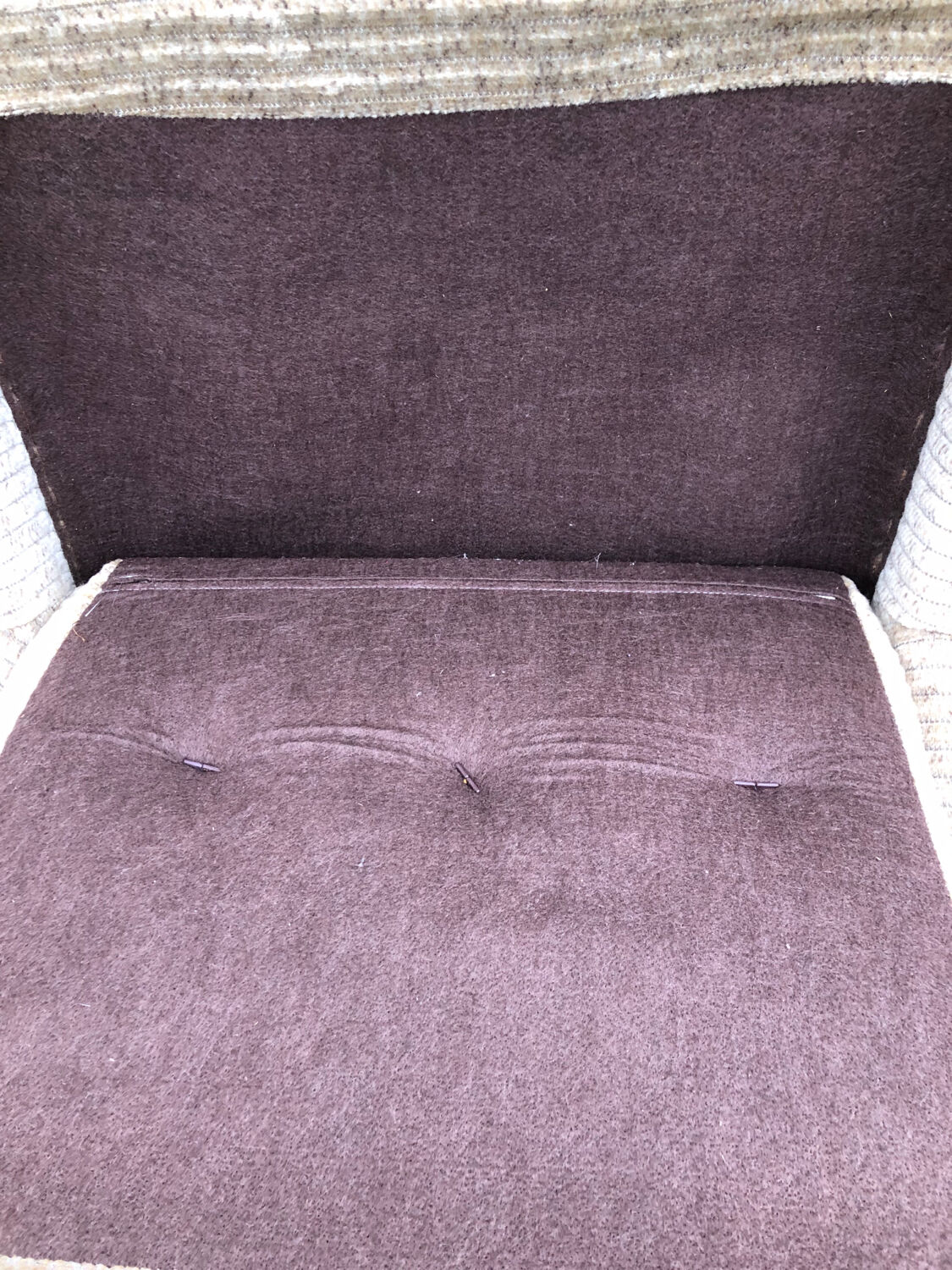 Corduroy armchair