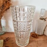 Large crystal vase