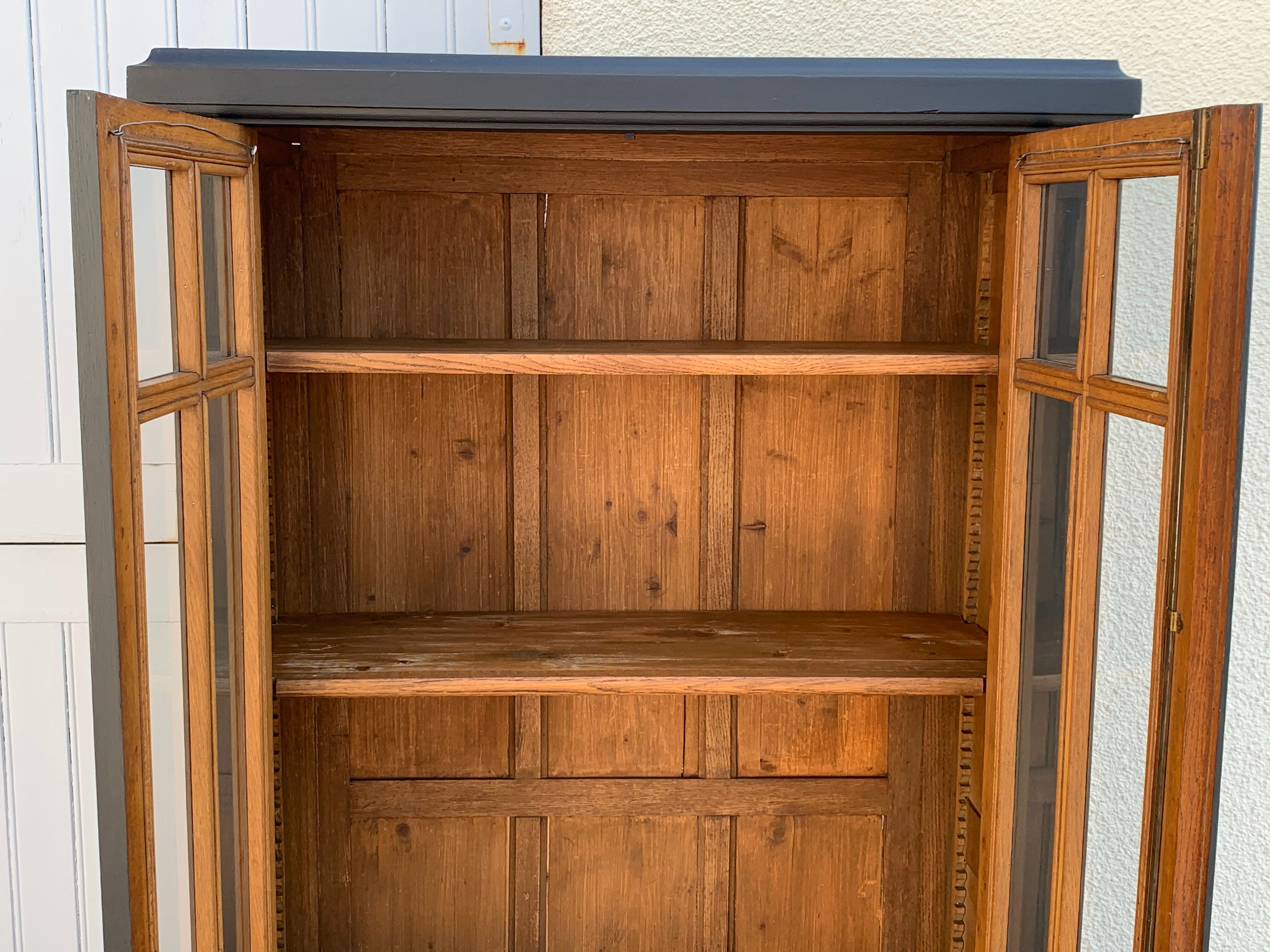 Glass-glazed Parisian wardrobe 1930