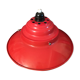 Industrial suspension in red metal