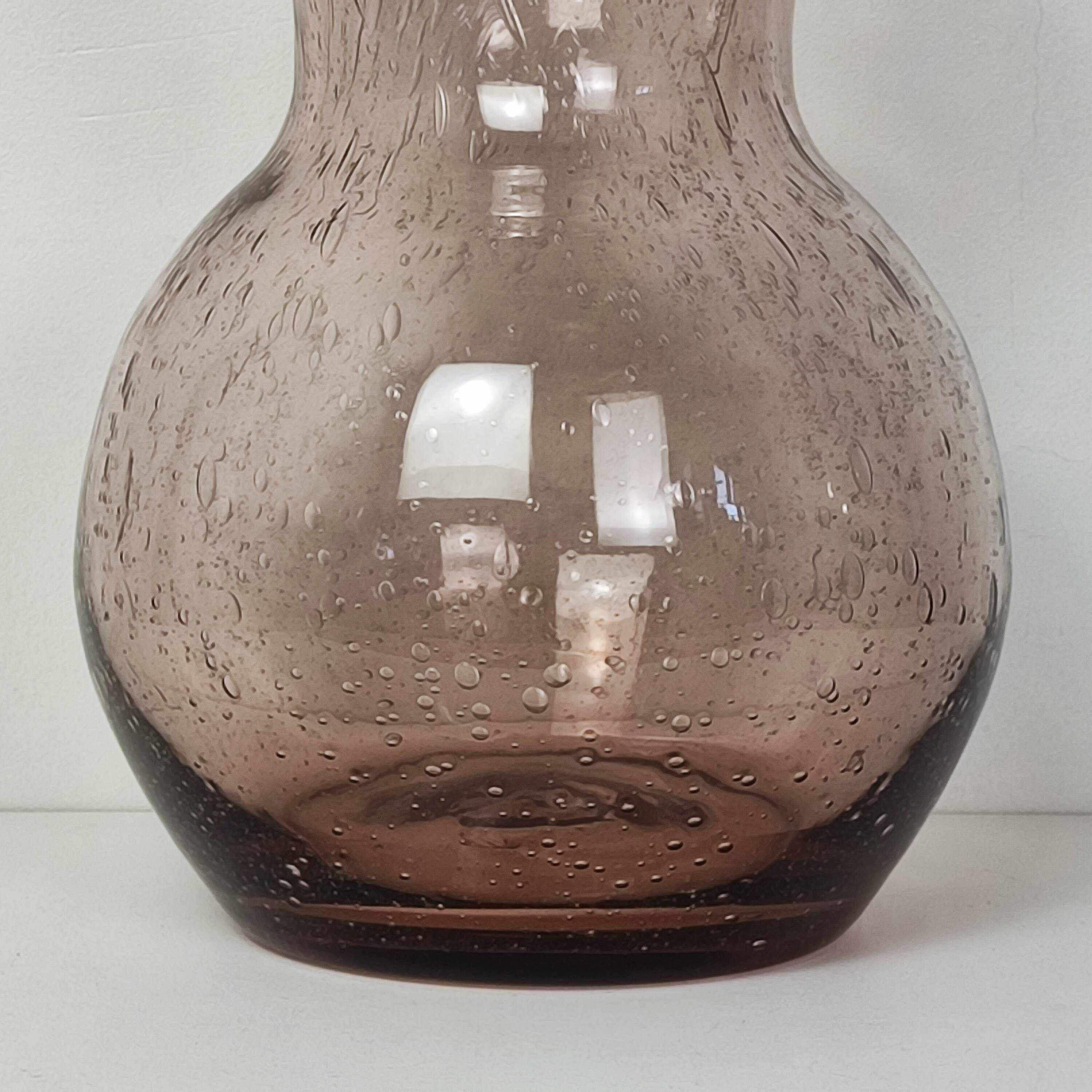 Blown glass vase