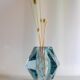 Diamond-shaped crystal vase from Strömbergshyttan