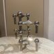 Sculpture modulaire : Lot de 9 bougeoirs Nagel & BMF - 1960
