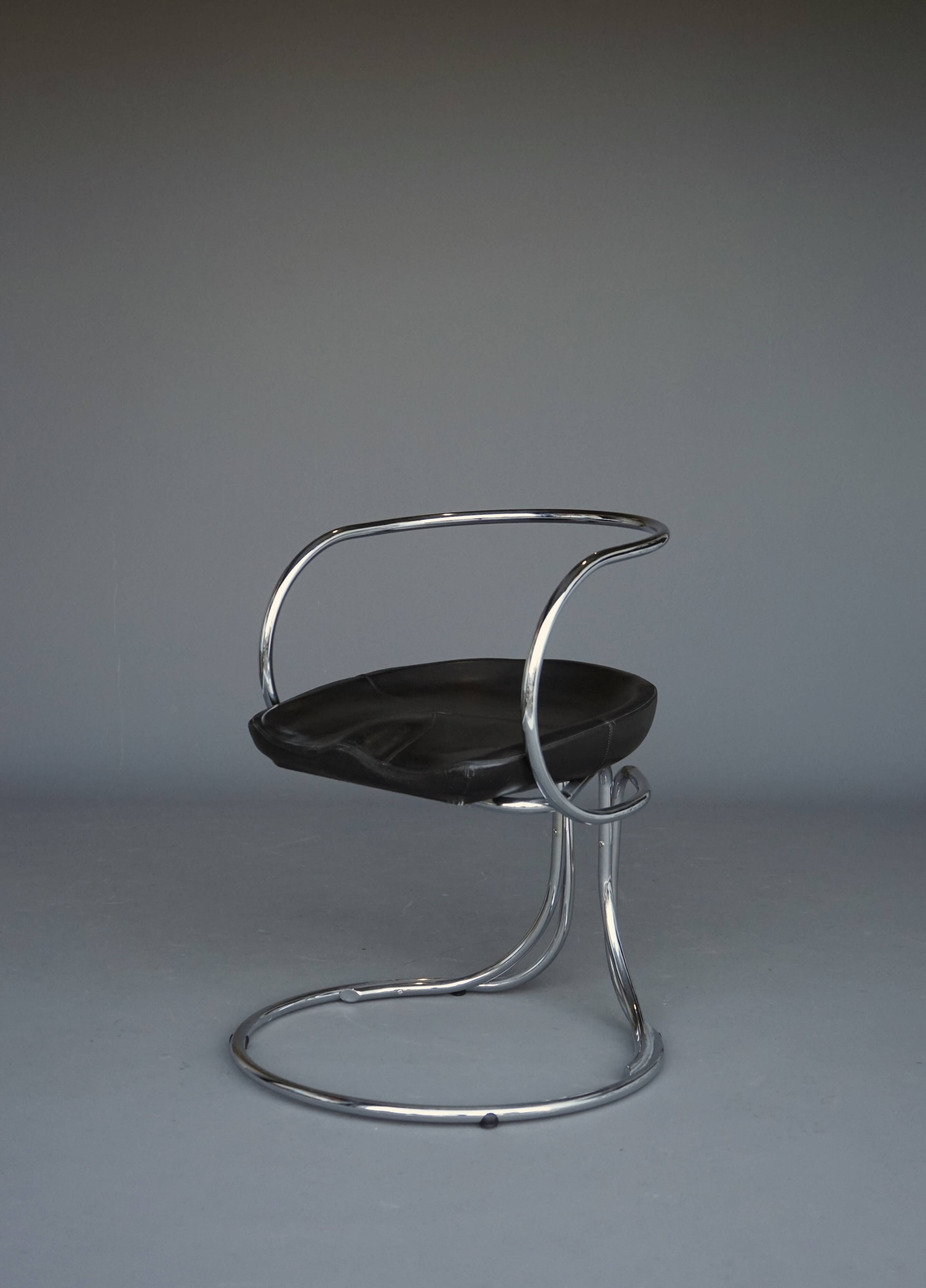 Rare Tatlin chair by Vladimir Tatlin for Nikol Italy, 1970s