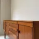 Vintage Teak Wood Sideboard