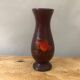 Vase en bois laqué ,Vietnam ,XXeme .