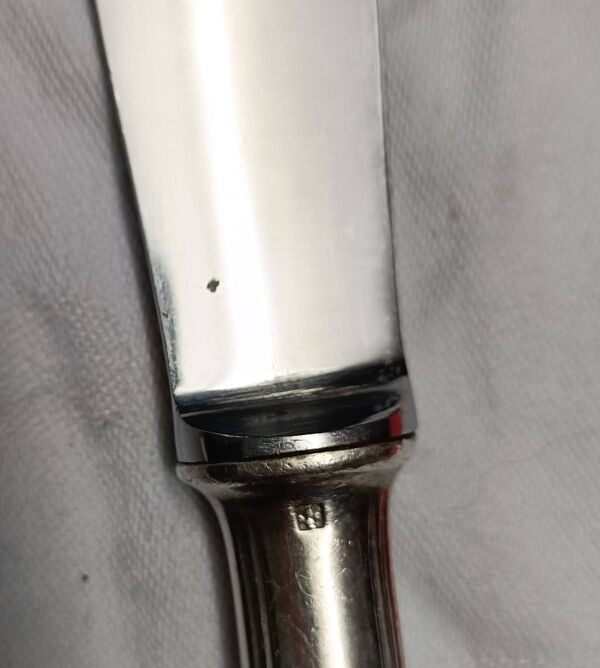 Lot de 6 couteaux métal argenté christofle modèle ''america