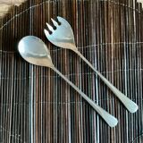 EP Zinc Italy Silver Plated Salad Servers