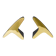 Pair Carl Auböck Minimalist Mid-Century Brass Bookends #3847, Vienna, Austr