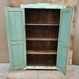 Ancienne armoire Art déco en teck birman