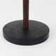 Modern Chandelier by Carl Aubock in Walnut and Leather, Austria, 1950s