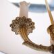 Gilded Bronze Empire Floor lamp France 1950s