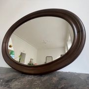 Syla vintage oval mirror