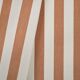 Pair of terracotta striped fabric wall sconces