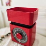 Terraillon red kitchen scale 5kg vintage