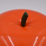 Vintage ice bucket in the shape of an orange apple