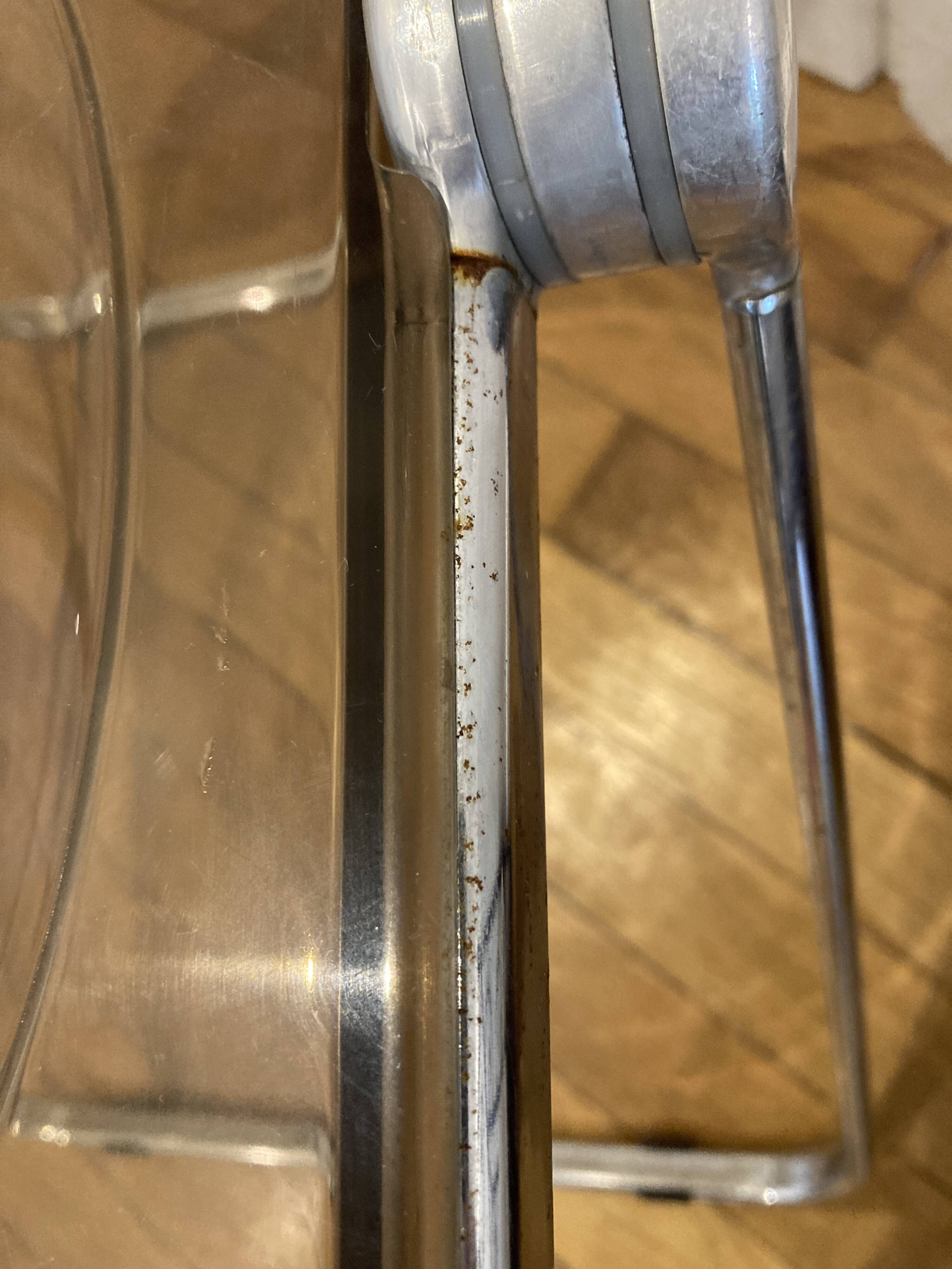 Plia Giancarlo Piretti chairs for Castelli