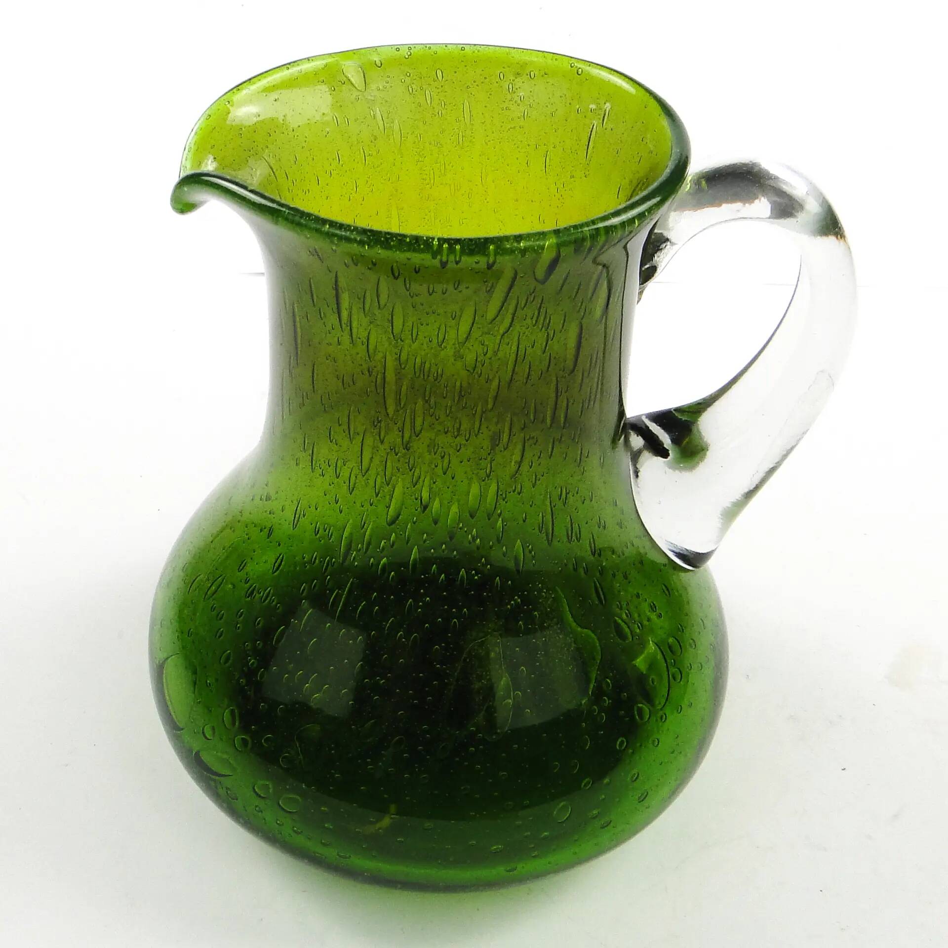 Jarre moderne du milieu du siècle, verre antique, design de L. Fiedorowicz, Pologne, années 1970