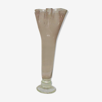 Vase en verre soufflé