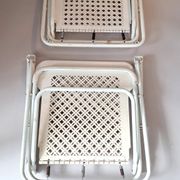 Two folding chairs 1960 Grand Soleil & Luigi Plebani Vintage.