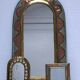 Three metal mirrors brass copper silver metal 80s