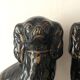 Paire de chiens en céramique dit strafforshire dogs