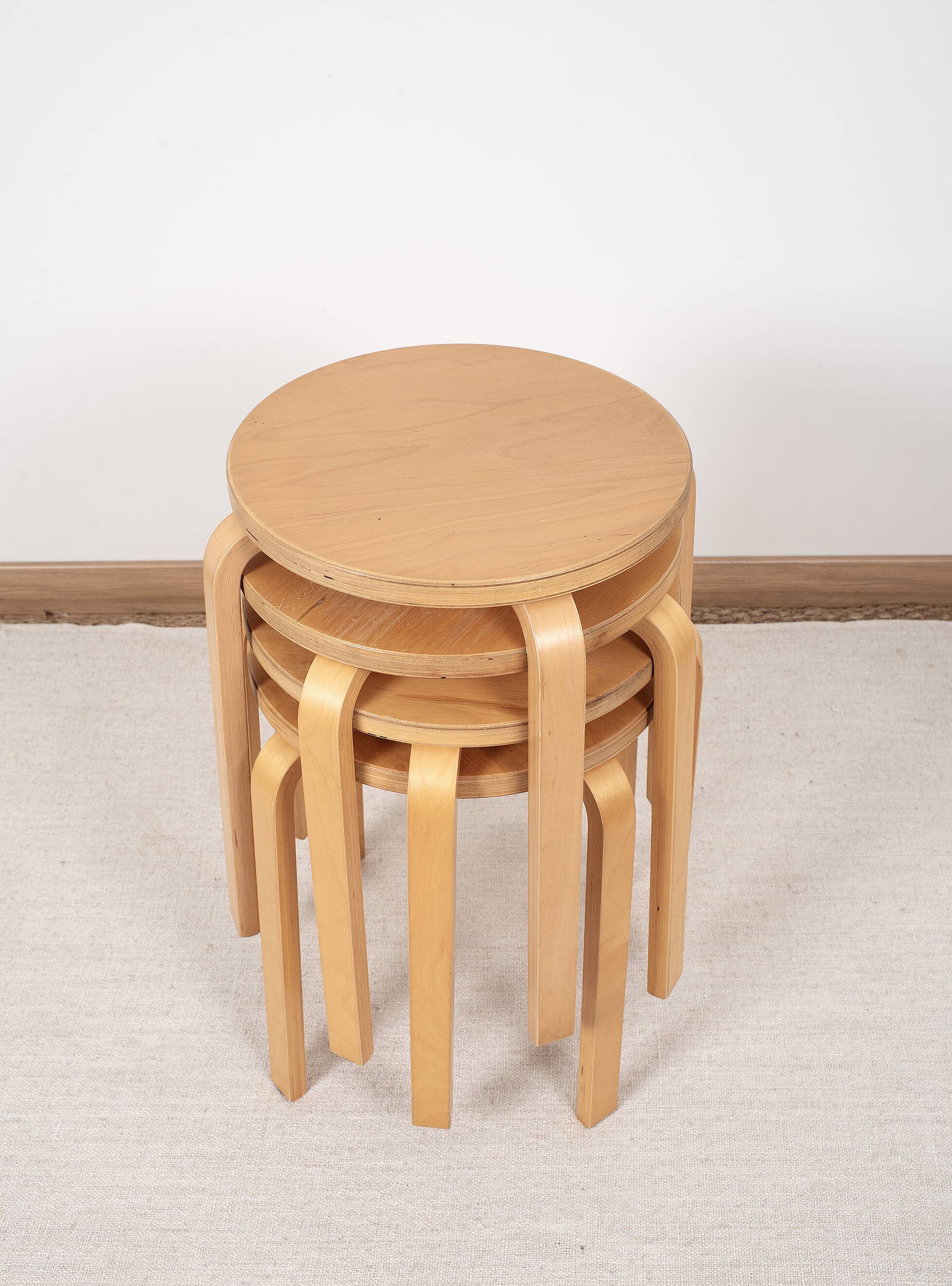 Ikea stools, frosta model, from the 90s. set of 4.
