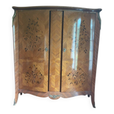 Rosewood/Marquetry Cabinet
