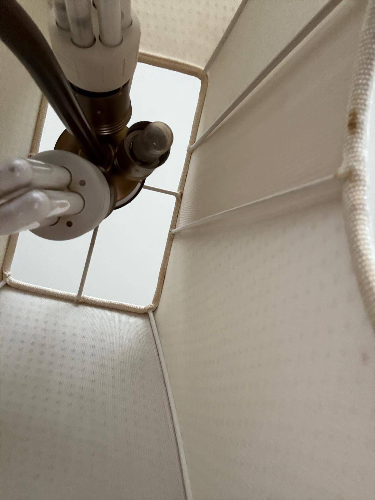 Pharaoh lamp 7 brass marble at Maison Jansen & Deknudt lighting