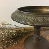 Brass art deco cut